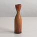 Carl Harry Stålhane for Rörstrand, Sweden, stoneware vase with orange haresfur matte glaze M4069