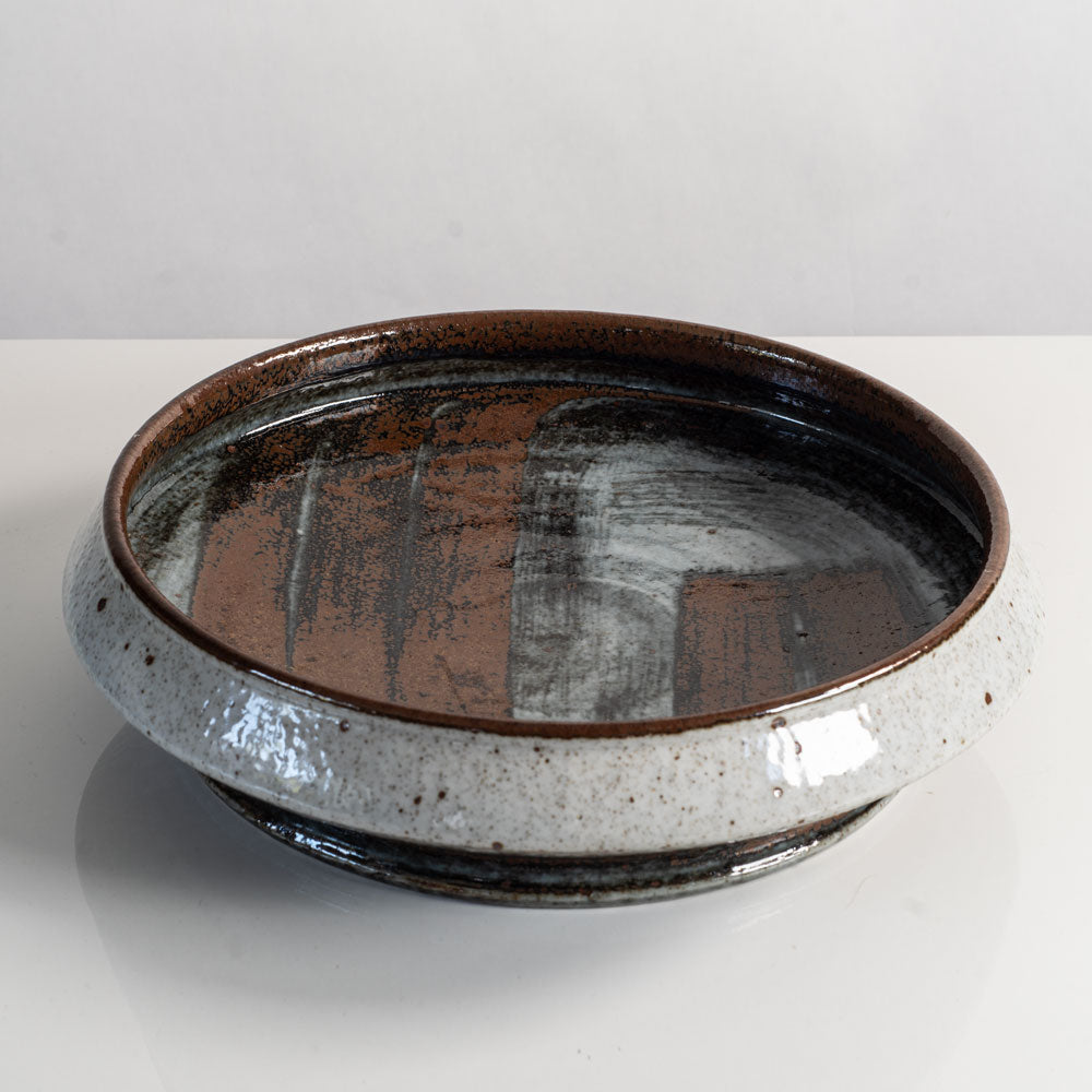 Rörstrand Drejar Gruppen large bowl with abstract illustration M4172