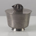 Schreuder & Olsson, Sweden, pewter deco lidded bowl L3040