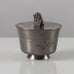 Schreuder & Olsson, Sweden, pewter deco lidded bowl L3040