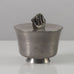 Schreuder & Olsson, Sweden, pewter deco lidded bowl L3040