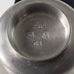 Schreuder & Olsson, Sweden, pewter deco lidded bowl L3040