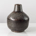 Carl Harry Stålhane for Rörstrand, Sweden, stoneware vase with brown and brick red glaze L3152