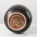 Carl Harry Stålhane for Rörstrand, Sweden, stoneware vase with brown and brick red glaze L3152