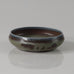 Carl Harry Stålhane for Rörstrand, Sweden, unique stoneware bowl with blue, gray and green glaze H1157