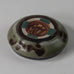Carl Harry Stålhane for Rörstrand, Sweden, unique stoneware bowl with blue, gray and green glaze H1157