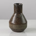 Carl Harry Stålhane for Rörstrand, Sweden, unique stoneware vase with brown and green glaze L3134