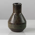 Carl Harry Stålhane for Rörstrand, Sweden, unique stoneware vase with brown and green glaze L3134
