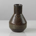 Carl Harry Stålhane for Rörstrand, Sweden, unique stoneware vase with brown and green glaze L3134
