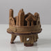 Ian Godfrey, UK, unique stoneware lidded sculptural vessel K2175