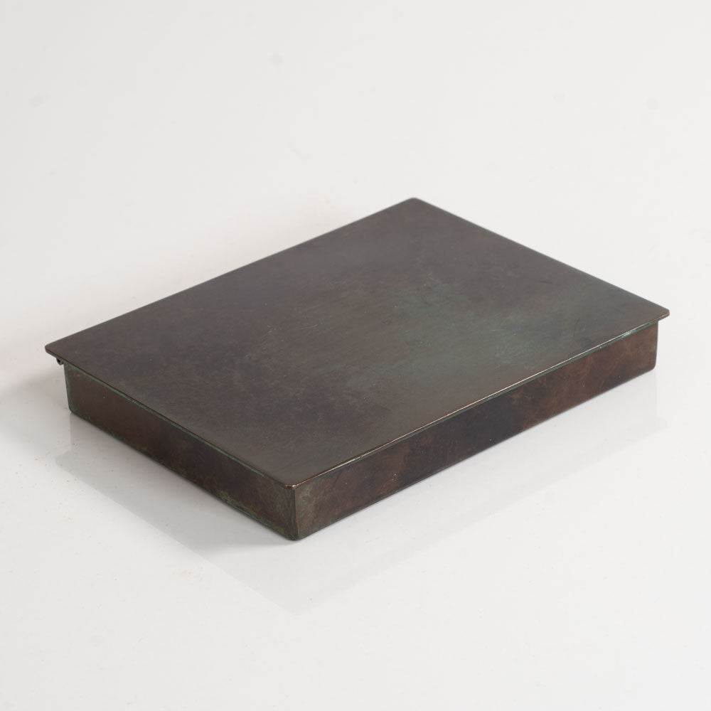 GAB, Sweden, Bronze box with wood interior M4258