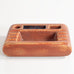 Gunnar Nylund for Rörstrand, stoneware desk organizer with reddish haresfur brown glaze L3536