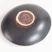 Carl Harry Stålhane for Rörstrand, Sweden, stoneware bowl with matte black glaze M4224