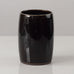 Carl Harry Stålhane for Rörstrand, Sweden, unique stoneware vase with black tenmoku glaze K2679