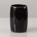 Carl Harry Stålhane for Rörstrand, Sweden, unique stoneware vase with black tenmoku glaze K2679