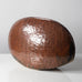 Gerald Weigel, own studio, large stoneware vase with brown glaze K2879