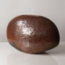 Gerald Weigel, own studio, large stoneware vase with brown glaze K2879