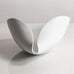 Stig Lindberg for Gustavsberg, Sweden, porcelain  "Veckla" bowl with matte white glaze H1285