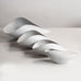 Group of porcelain  "Veckla" bowls with matte white glaze by Stig Lindberg