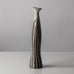 Ingeborg and Bruno Asshoff, Germany, unique stoneware vase with brown and off-white glaze K2021