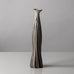 Ingeborg and Bruno Asshoff, Germany, unique stoneware vase with brown and off-white glaze K2021