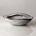 Nils Kähler for Herman A. Kähler Keramik, bowl with black and white glaze J1731