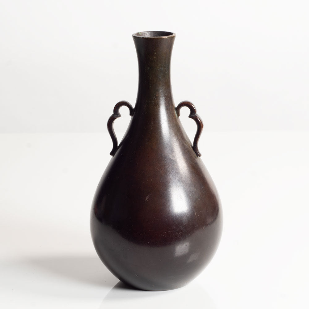 Just Andersen for GAB, Denmark, bronze handled vase M4153