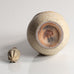 Arne Bang, Denmark, decorated stoneware bottle vase with off-white glaze and topper M4245