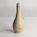 Arne Bang, Denmark, decorated stoneware bottle vase with off-white glaze and topper M4245