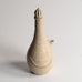 Arne Bang, Denmark, decorated stoneware bottle vase with off-white glaze and topper M4245