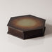 Ystad Brons, Sweden, octagonal bronze box L3065