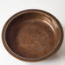 Just Andersen, Denmark, shallow bronze bowl with goldfish engraving to interior L3109