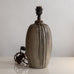 Arne Bang, Denmark, stoneware lamp with olive crystalline glaze M4279