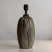 Arne Bang, Denmark, stoneware lamp with olive crystalline glaze M4279