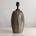 Arne Bang, Denmark, stoneware lamp with olive crystalline glaze M4279
