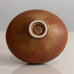 Karl Scheid, Germany, unique stoneware vase with burnt orange matte glaze G9263