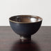 Lasse Östman, Sweden, unique stoneware bowl with blue and brown glaze H1334