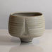 Karl Scheid, Germany, unique stoneware bowl with off-white matte glaze M4095