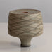 Karl Scheid, Germany, unique stoneware vase with pale gray matte glaze L3747