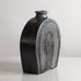 Phil Rogers, own studio, UK unique stoneware vase with semi-gloss gray glaze M4288