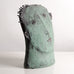 Christy Keeney, Ireland, unique stoneware bust of a man with green glaze L3985