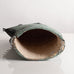 Christy Keeney, Ireland, unique stoneware bust of a man with green glaze L3985