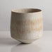 John Ward, UK, unique stoneware vase with off white glaze M4094