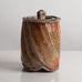 Ruthanne Tudball, UK, stoneware lidded jar with soda glaze L3998