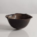 Deirdre Burnett, own studio, UK, unique stoneware bowl with matte brown glaze K2169