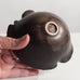 Deirdre Burnett, own studio, UK, unique stoneware bowl with matte brown glaze K2169