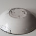 Svend Hammershoj for Herman A. Kähler Keramik, Denmark, large earthenware bowl with black and white glaze L3207