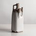 Joanne Howard, US, unique stoneware sculptural vessel with matte white glaze JH003