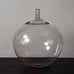 Ingeborg Lundin for Orrefors, Sweden, clear glass apple vase N9673