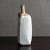 Joanne Howard, US, unique stoneware sculptural vessel with matte white and glossy red glaze JH004